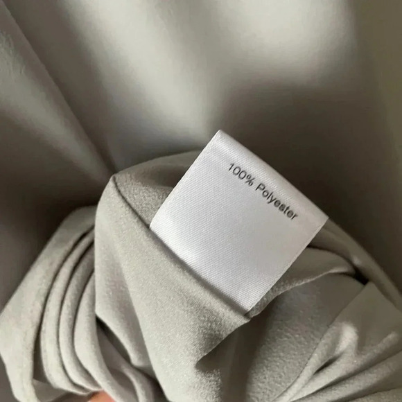 Park & Fifth Rosewood Halter Maxi Dress Dove Grey Size 4 - Picture 15 of 15